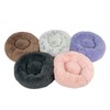 Best Pet Supplies Round Calming Dog Bed with Plush Faux