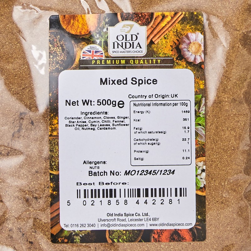 Old India Mixed Spice 500g