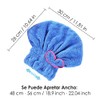 AUTOWT Toallas para Secar el Cabello, 3 Pcs Turbante Microfibra