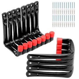 PiPaFox 12 Pack Garage Hooks, 9cm Utility Storage Hooks, Heavy Duty Garage Storage Wall Hooks