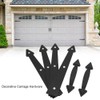 Decorative Carriage Garage Door Hardware Kit for House Arrow Style