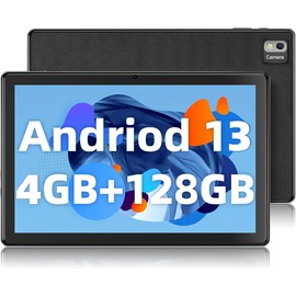 SGIN Tablet 10" Android 13 Tablets 4GB+128GB Quad-Core T618 Tablet FHD Display