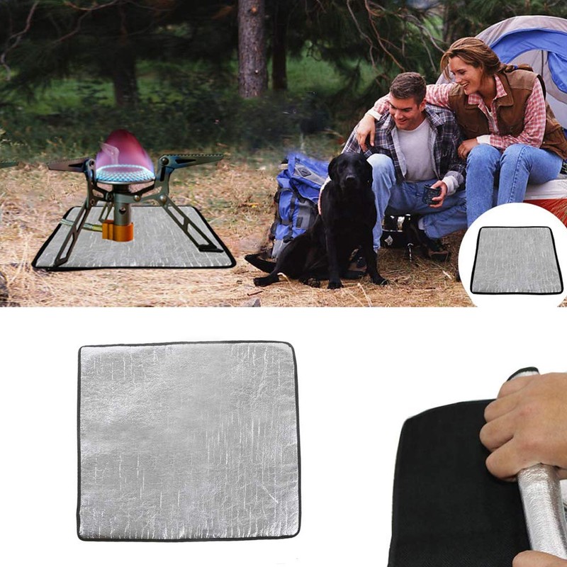 SRECNO Burner Sheet, Heat Resistant Sheet, Flame Resistant Fiber, Reduces