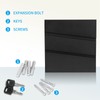 YOOBOX Wall-Mount Mailbox with Lock and Keys, Security Key Drop