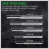 16-Piece Precision Punch & Chisel Set - Taper Punch, Pin