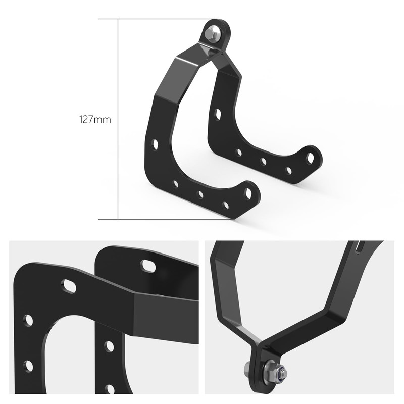 NICECNC Motorcycle Headlamp Stabilizing Frame Support Neck Brace Compatible with