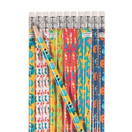 Fun Express Under The Sea Pencils - VBS Vacation Bible School Supplies/Decor- Educational And Learning Activities For Kids - 24 Pieces