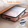 Lifewit Pack of 3 Transparent Plastic Underbed Storage Bags, 60