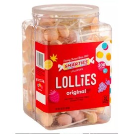 Ce De Smarties Double Lollies by Smarties 200 ct. jar