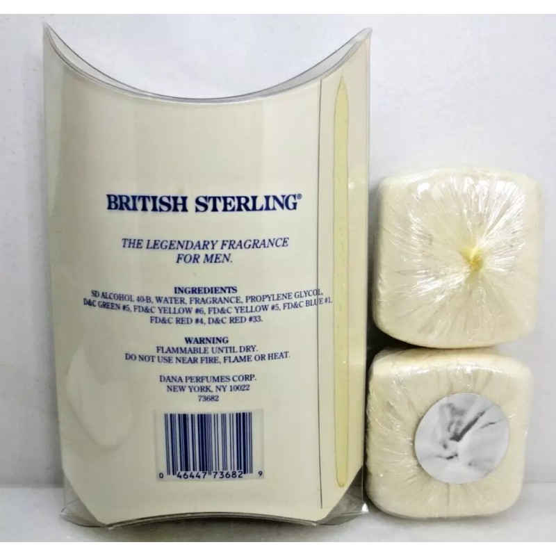 BRITISH STERLING EXCLUSIVELY FOR MEN COLOGNE 2 OZ & SOAP
