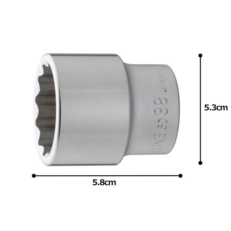 Tone Socket (12 Angles) 6D-38 Insertion Angle 0.7 inch (19.0
