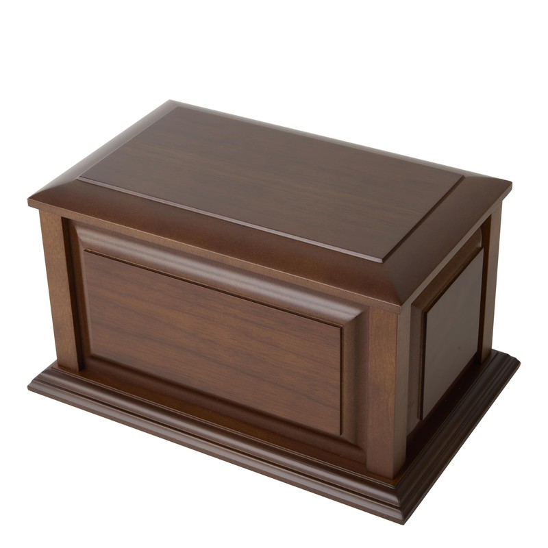 WEVOIRD Handcrafted Extra Large Wooden Funeral Cremation Urn Box for