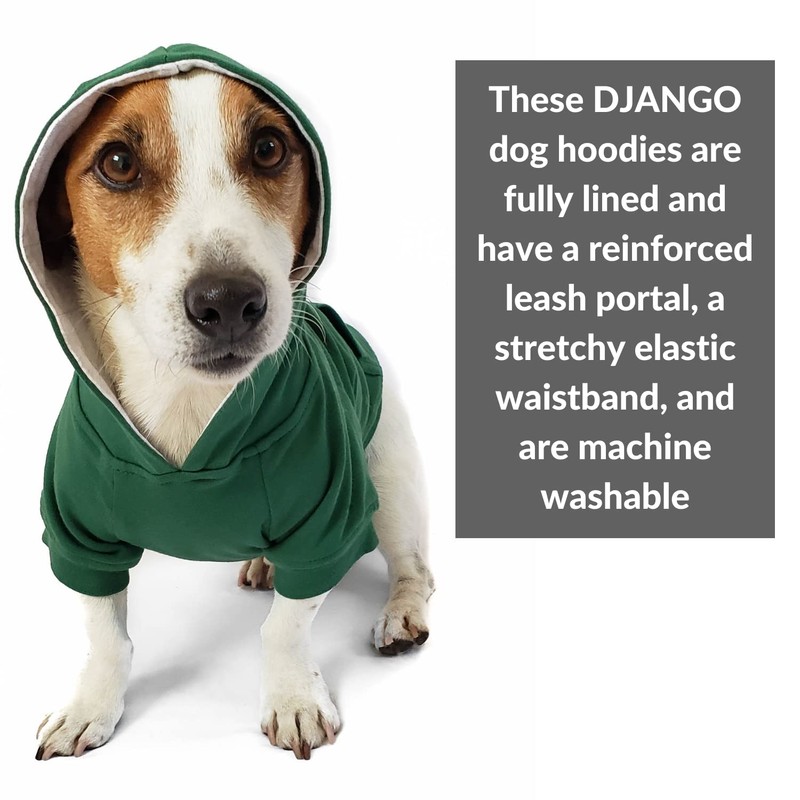 DJANGO Dog Hoodie and Super Soft and Stretchy Sweater –