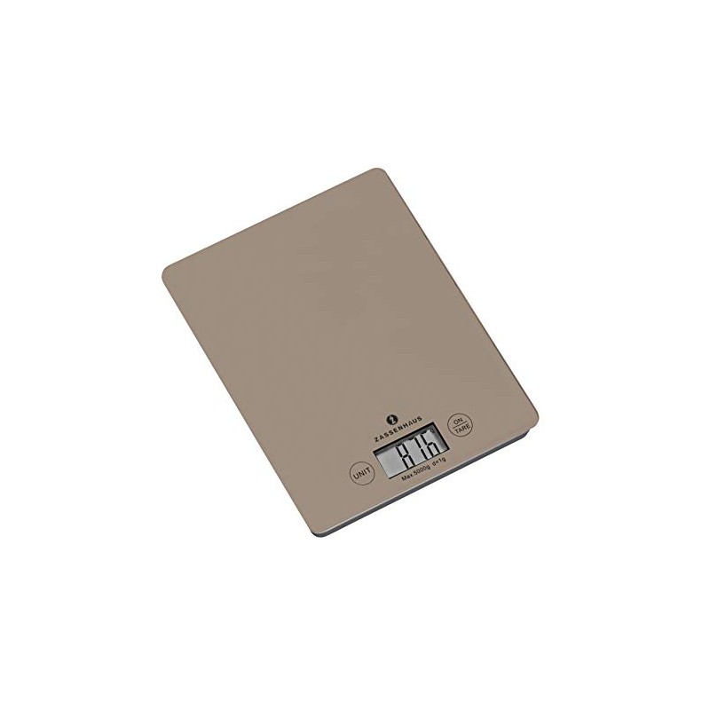 Zassenhaus Balance Digital Scale, Tempered Glass, Cool Grey, One Size