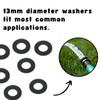 Invero® 10 Pack 13mm Rubber Hole Hose Connector Washers Sealer