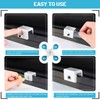 Window Locks, NEWHOMESTYLE Aluminum Sliding Window Locks with Key, Adjustable