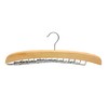 Richards Wooden Tie Rack Hanging Organizer for Mens Closet Accessories,
