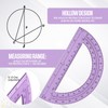EBOOT Student Geometry Math Set, Drawing Compass and 6 Inch