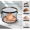 AOODA Oversized Clear Hat Storage Bag, Holds up to 7