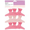 Diane Large Frosty Butterfly Clips, 9/bag,Assorted, 9 Count (Pack of