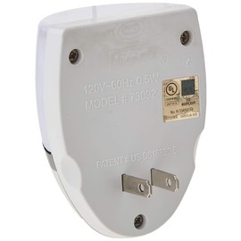 Amerelle Motion Sensor Night Light, 1 Pack – Plug In Motion Sensor Light Automatically Activated When Movement is Detected – LED Lights, Saves Energy, Wide Detection Zone – White Finish, 73092CC