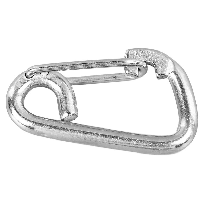 5 Pcs Spring Hook 316 Stainless Steel Carabiner Clip Heavy