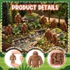 Chunful 50 Pcs Mini Bigfoot Figurines Sasquatch Party Favors,Classic