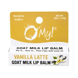 O My! Goat Milk Lip Balm - Single Pack | Shea Butter and Vitamin E | Free of Parabens & More | Handcrafted in USA