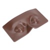Eye Makeup Practice Board Closing Eyes Reusable Silicone Mannequin Face