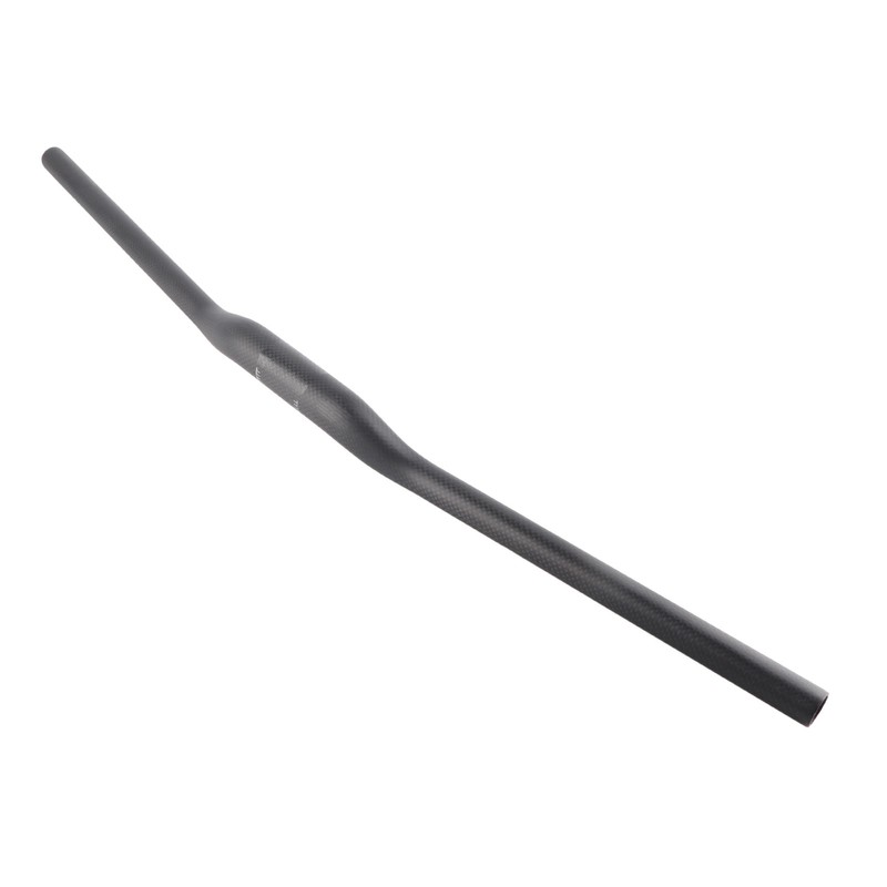 Bicycle Riser Handlebar Matt Black 3K Carbon Fiber Integrated Light