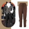 Men's Pirate Renaissance Pants with Ankle Banding - Medieval Viking