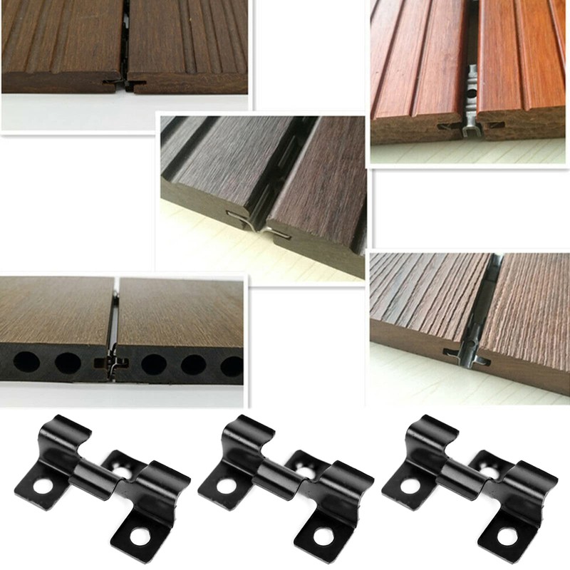 100 Pcs Composite Decking Clips, Btstil Fastener Board Clip Composite