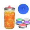 5Pcs Silicone Fermenting Lids for Wide Mouth Jar Food Grade
