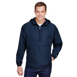 Champion - Packable Quarter-Zip Jacket - CO200 - XL - Navy