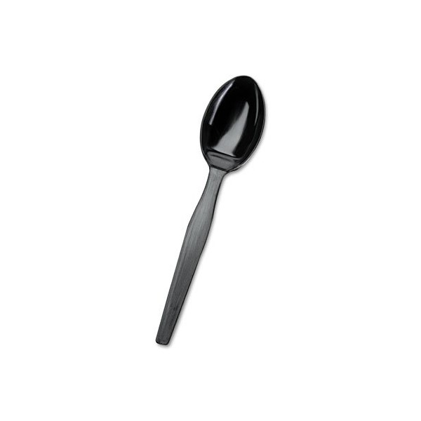 Dixie SmartStock Plastic Cutlery Refill, Spoons, Black, 24 Packs of 40, 960/Carton (SSS51)