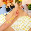 Landhoow 240 Pcs Yellow Team Spirit Tattoos Temporary Glitter Go