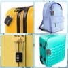 Moxweyeni 32 Pack Luggage Combination Lock 4 Digit Cable Padlock