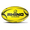 Rhino Cyclone XV Training Rugby Ball, Fluo Orange, Size 3