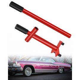 Krysolad 3 Bar Lowrider Wire Wheel Knock Off Tool with Bar Suitable, Applicable to Wheel Hub with Triangular Screw Plate, 3-Pole Wire Wheel Removal and Installation Kit