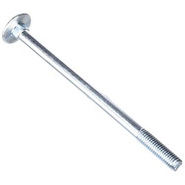 Merriway BH04827 (25 Pcs) Carriage Bolts with Nuts, M6 x 100mm (1/4 inch x 4 inch) Zinc Plated - Pack of 25 Pieces