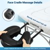 Hdenmist Face Down Tabletop Massage Kit with Hand Rest Pad