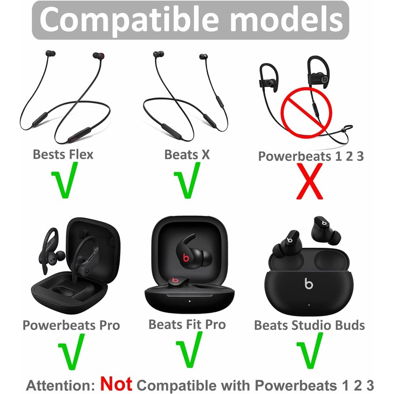 JNSA Replacement for Beats Flex Eartips Ear tip Ear Cap,