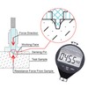 Shore D Rubber Hardness Meter, Digital Hardness Tester 0-100HD Hardness