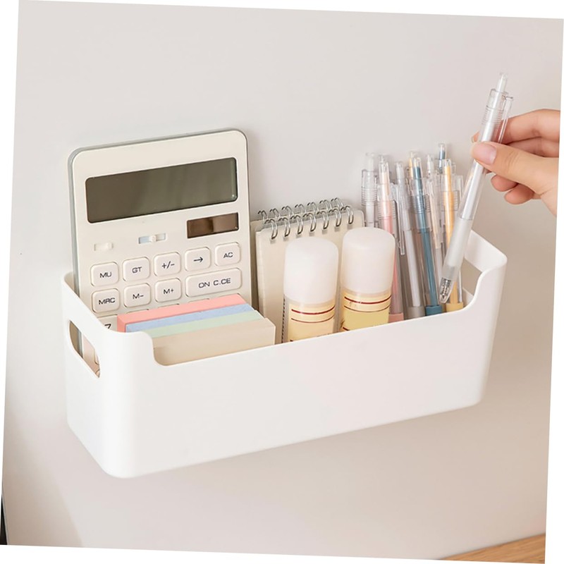 COLLBATH 2pcs Desktop Organizer Box Multifunctional Storage for Office Kitchen