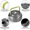1.2L Camping Kettle Set with 2 Cups Lightweight Aluminum Camp
