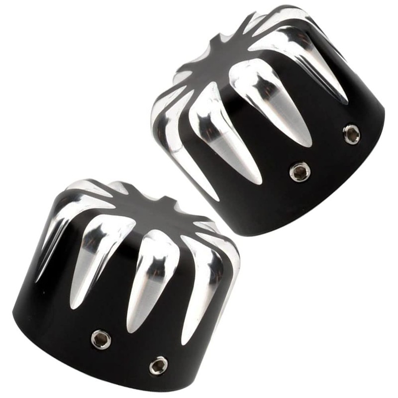 RAGBUSCLE Front Axle Nut Cover Axle Caps Set, Front Fork