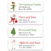 Christmas Return Address Labels - Custom Christmas Themed Address Stickers