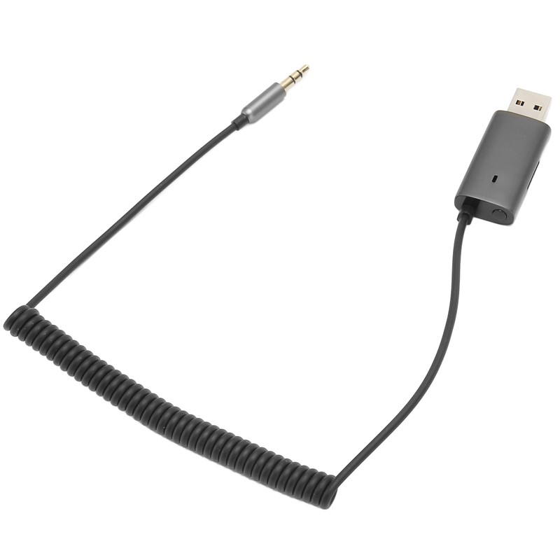 Bluetooth 5.1 Aux Adapter Built in Mic Hands Free Call
