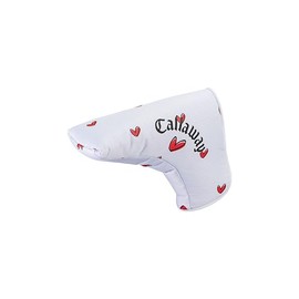 Odyssey Putter Head Cover LOVE CALLAWAY BLADE WHT 24 (Blade Type) White Women