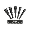 ARES 70028 - SAE Impact Magnetic Nut Driver Set - 2 1/2-Inch Impact Grade Nut Setters with Industrial Strength Magnet